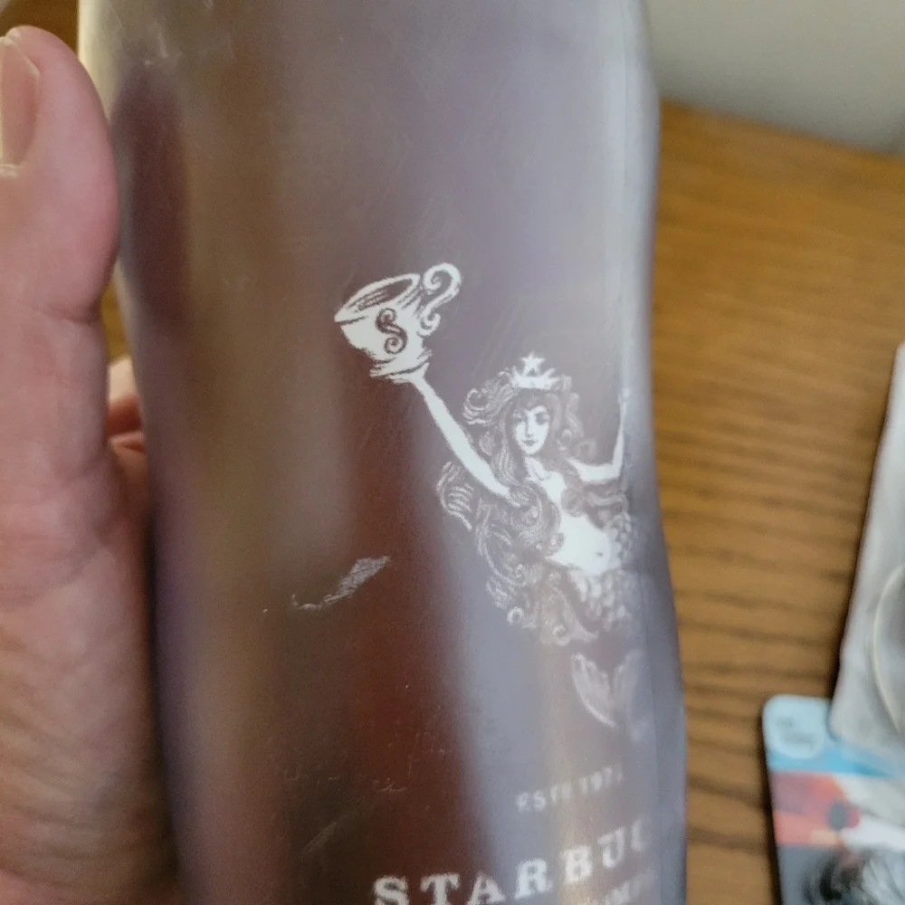 2001 Starbucks Insulated Coffee Tumbler ~ Mermaid ~ Great Y2K-ish Item! FINAL!